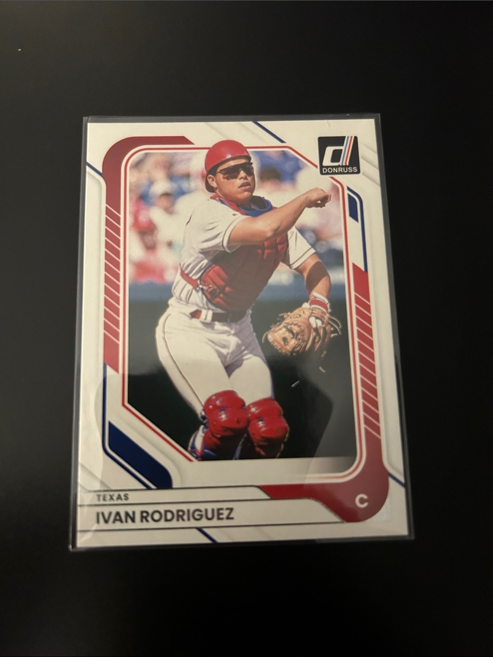 Donruss Ivan Rodriguez Baseball Card - Red, White, Blue